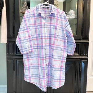 Ralph Lauren Mini Dress in Blue and Pink